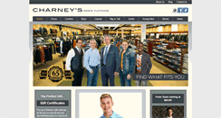 Desktop Screenshot of charneysmensclothing.com